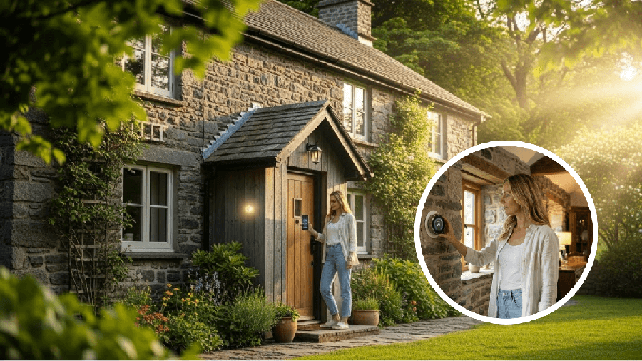 Smart Door Locks and Heating Automation